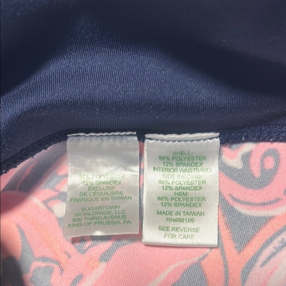 Lilly Pulitzer Luxletic Cropped Athletic Leggings Pants L Large - Picture 5 of 10